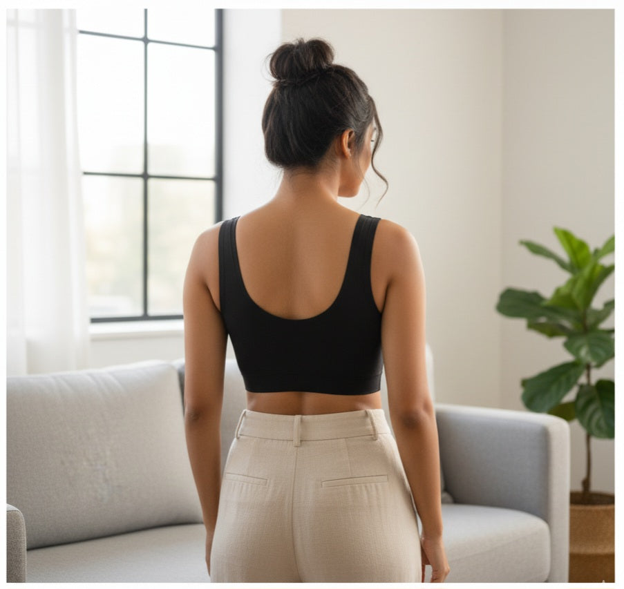 Silky-Soft Touch Front-Opening Bra