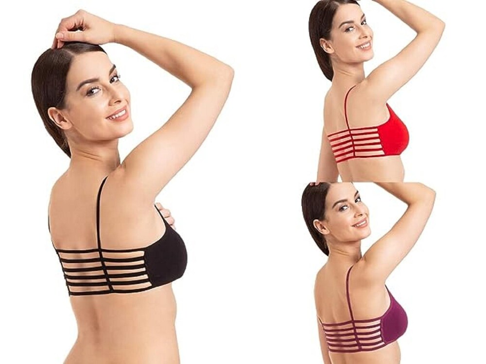 The Six-Strap Elegance Combo - 3 Piece Padded Bra Pack