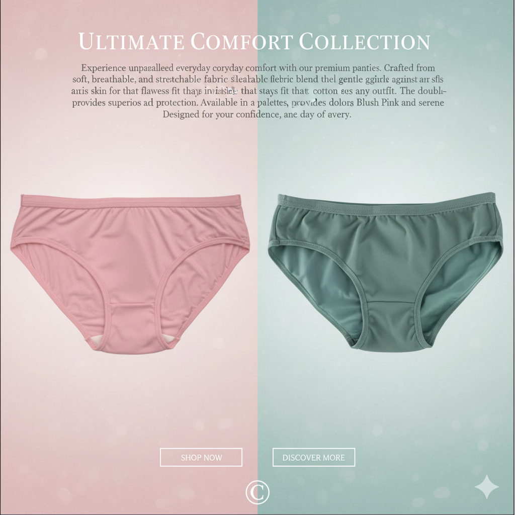 Soft Cotton Briefs, 3 Piece Combo Pack