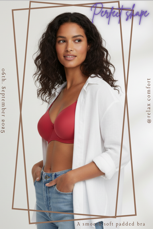 Deep Pink, Perfect Shape Push-up Bra