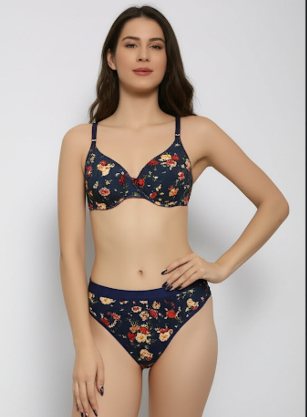 Cotton Floral Print Briefs (Set 3 Colour Combo Pack )
