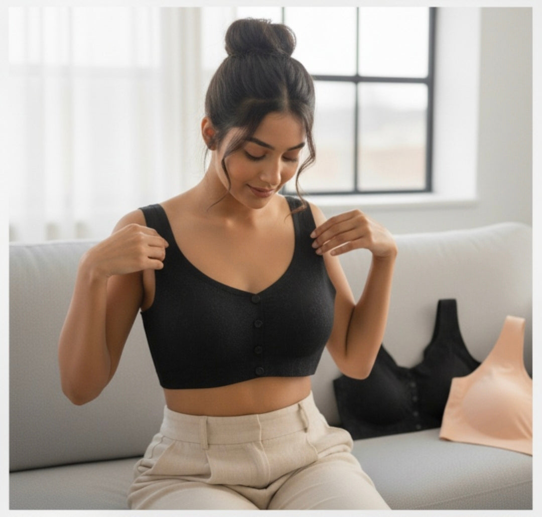 Silky-Soft Touch Front-Opening Bra